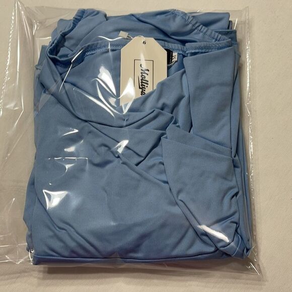 Molliya Powder Blue Long Gown MEDIUM NWT - Picture 14 of 14